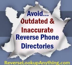 Reliable reverse cell phone lookup directory